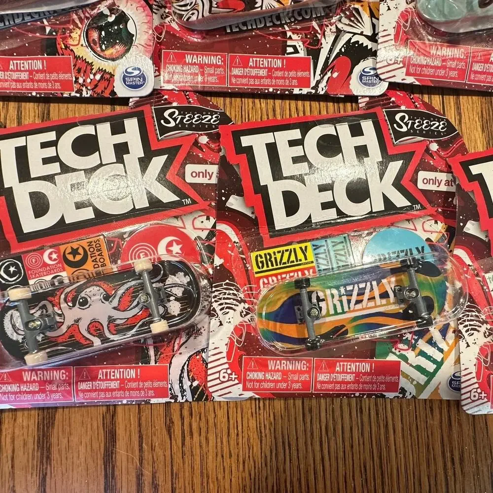 Lot of 8 Tech Deck Steele Series Target Exclusive Spin Master Skateboard *Read